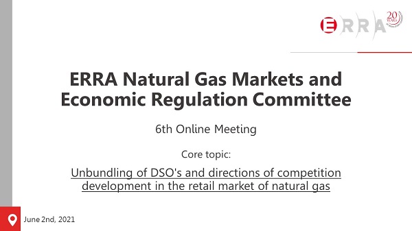 ERRA Natural Gas Markets and Economic Regulation Committee