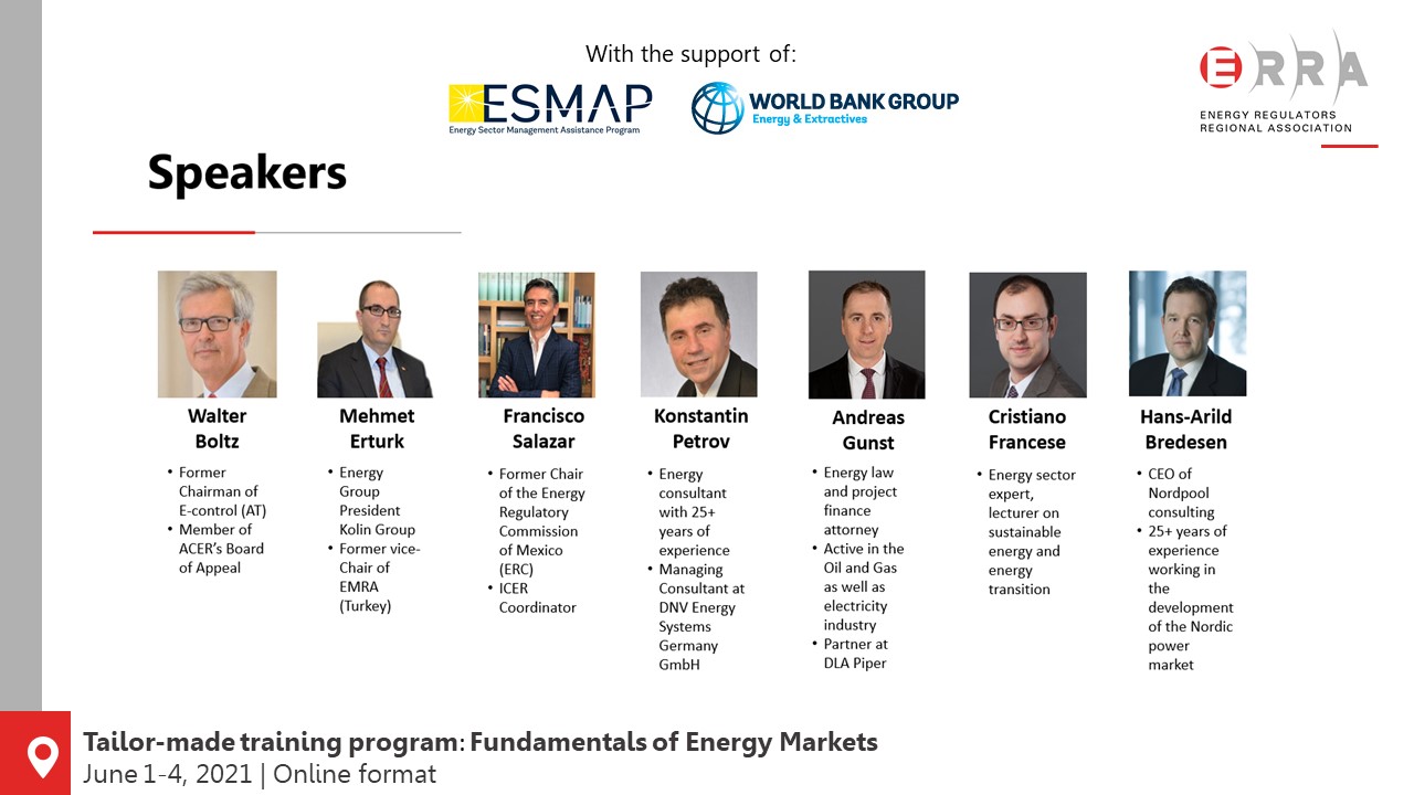 ERRA Training for the World Bank