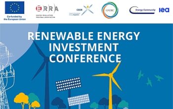 Renewable Energy Investment Conference banner with logos